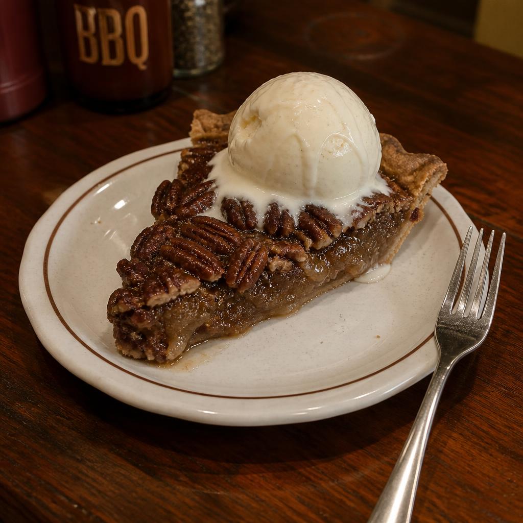Bourbon pecan pie